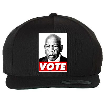 John Lewis Tribute Vote Poster Wool Snapback Cap