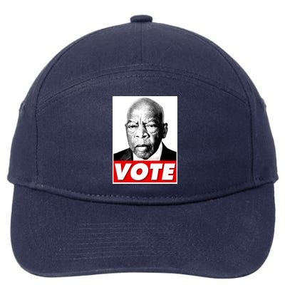 John Lewis Tribute Vote Poster 7-Panel Snapback Hat