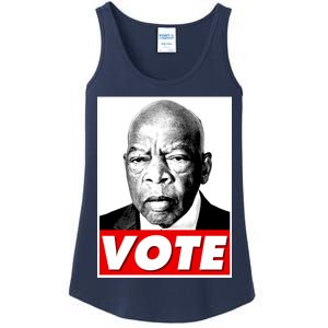 John Lewis Tribute Vote Poster Ladies Essential Tank