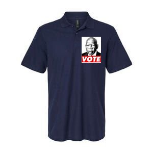 John Lewis Tribute Vote Poster Softstyle Adult Sport Polo