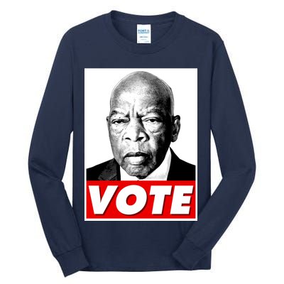 John Lewis Tribute Vote Poster Tall Long Sleeve T-Shirt