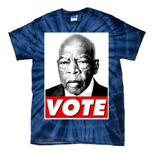 John Lewis Tribute Vote Poster Tie-Dye T-Shirt