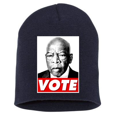 John Lewis Tribute Vote Poster Short Acrylic Beanie