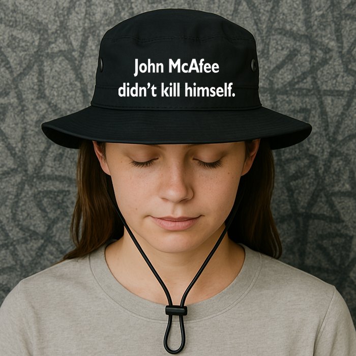 John McAfee Didn't Kill Himself Bucket Hat
