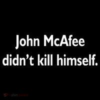 John McAfee Didn't Kill Himself Youth Performance Sprint T-Shirt