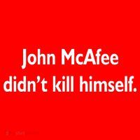 John McAfee Didn't Kill Himself Poster