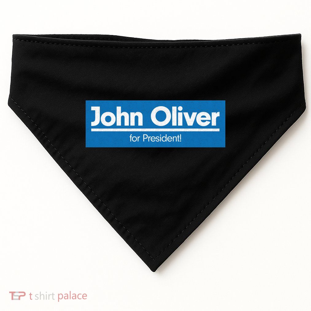 John Oliver For President USA-Made Doggie Bandana
