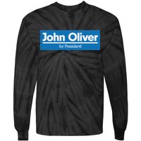 John Oliver For President Tie-Dye Long Sleeve Shirt