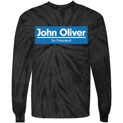 John Oliver For President Tie-Dye Long Sleeve Shirt