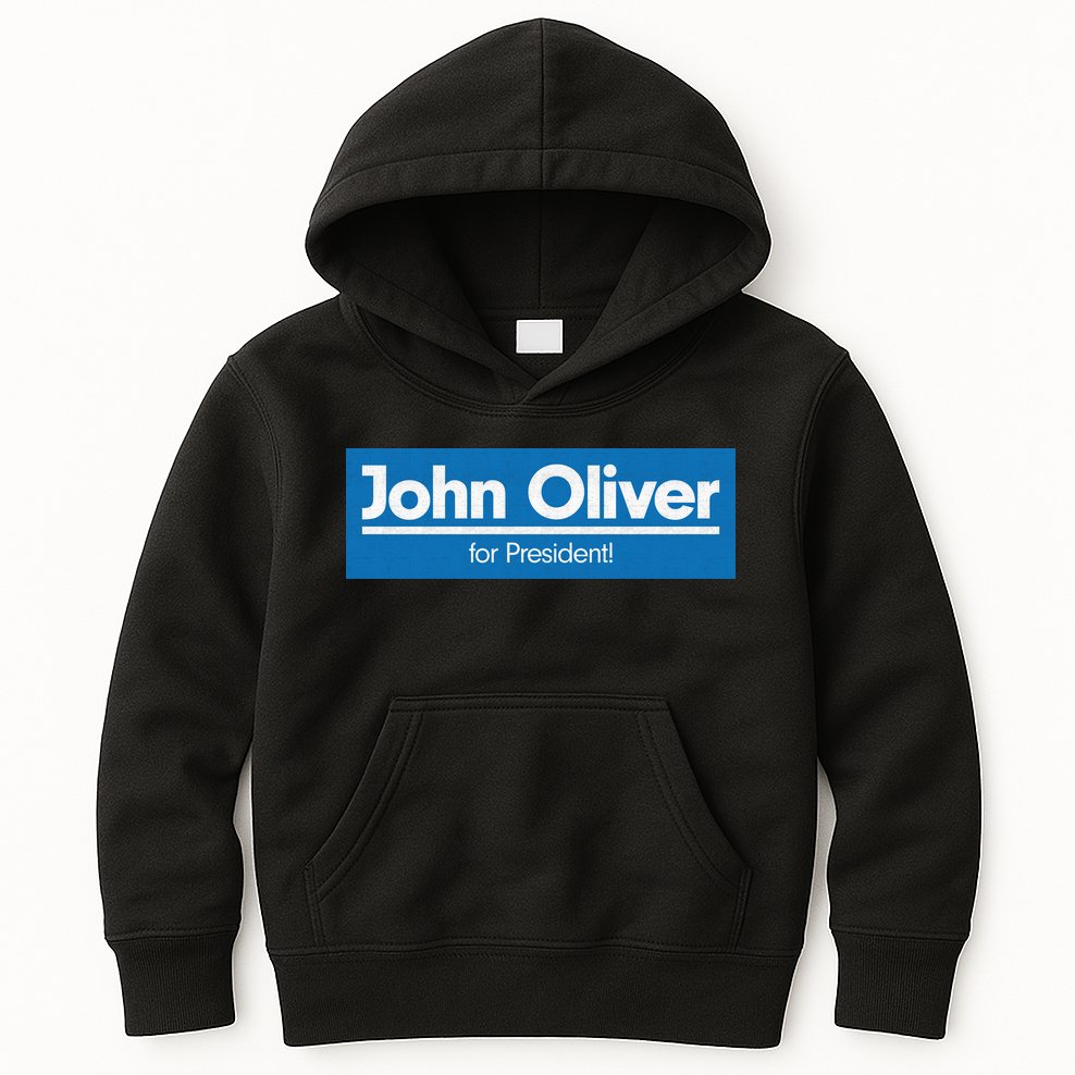 John Oliver For President Kids Hoodie