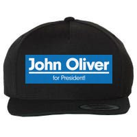 John Oliver For President Wool Snapback Cap