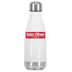 John Oliver For President Stainless Steel Insulated Water Bottle