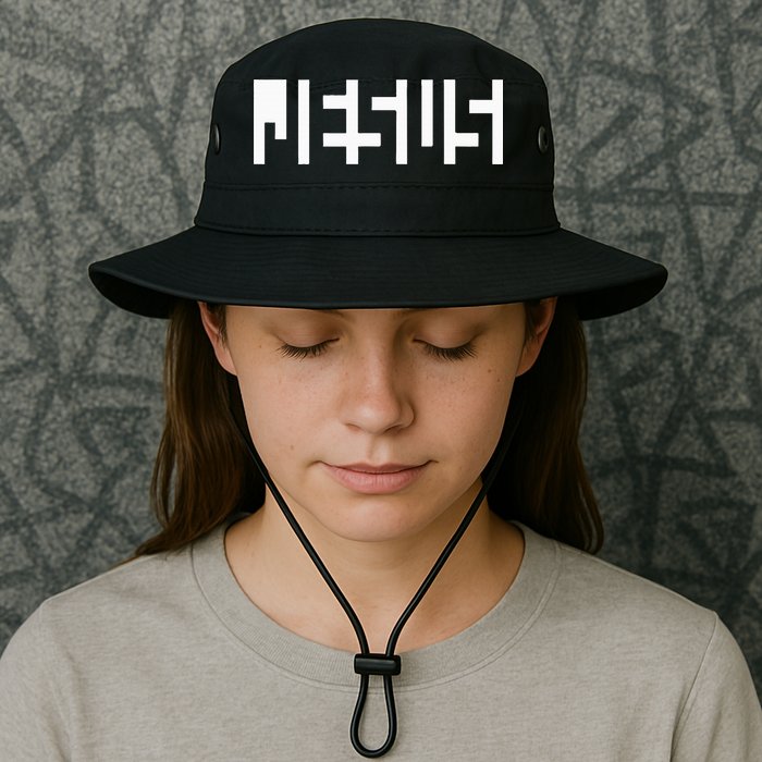 Jesus Optical Illusion A Glimpse Beyond Perception Bucket Hat
