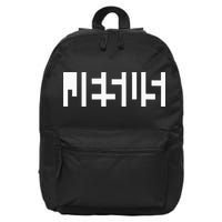 Jesus Optical Illusion A Glimpse Beyond Perception 16 in Basic Backpack