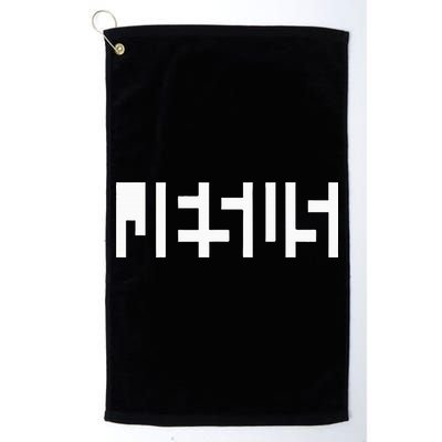 Jesus Optical Illusion A Glimpse Beyond Perception Golf Towel