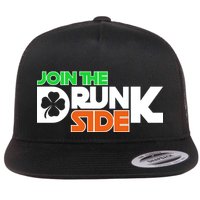 Join The Drunk Side St. Patrick's Day Flat Bill Trucker Hat