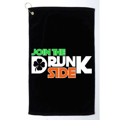 Join The Drunk Side St. Patrick's Day Golf Towel