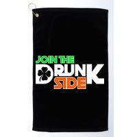 Join The Drunk Side St. Patrick's Day Golf Towel