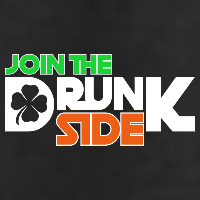 Join The Drunk Side St. Patrick's Day Golf Towel