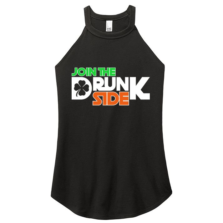 Join The Drunk Side St. Patrick's Day Women's Perfect Tri Rocker Tank
