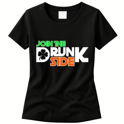 Join The Drunk Side St. Patrick's Day Womens T-Shirt