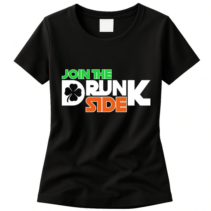 Join The Drunk Side St. Patrick's Day Womens T-Shirt