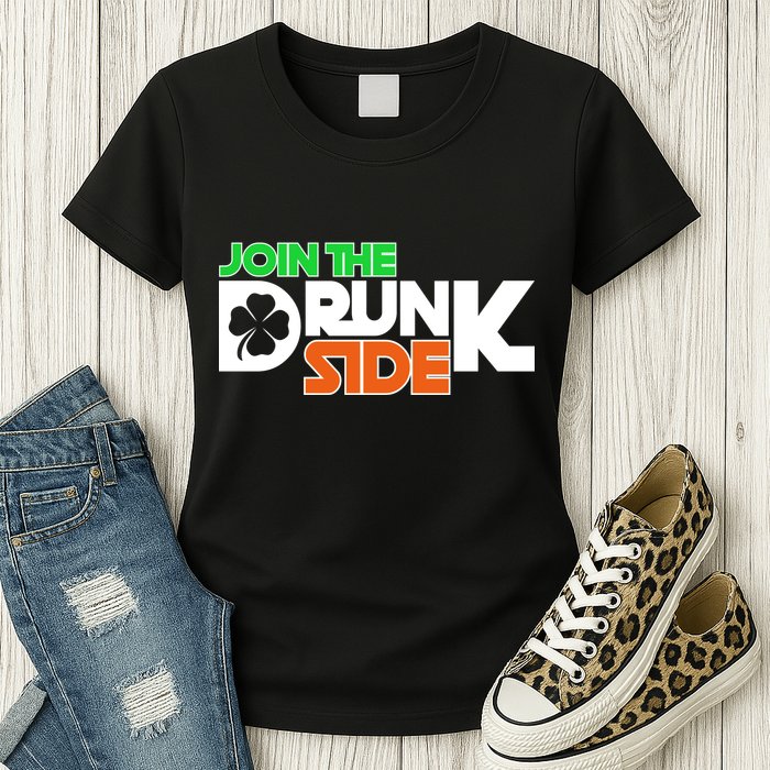 Join The Drunk Side St. Patrick's Day Womens T-Shirt