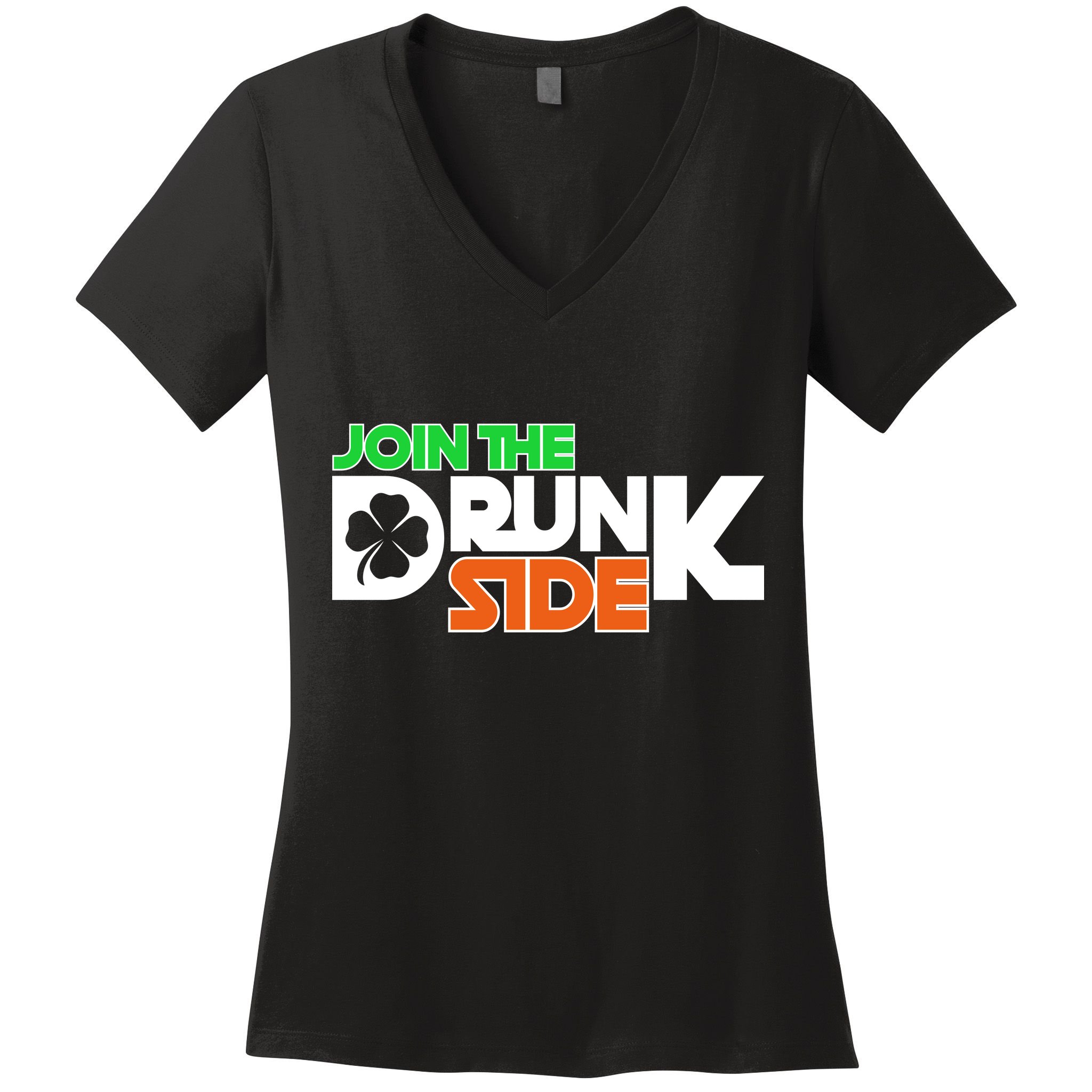 Join The Drunk Side St. Patrick's Day Women's V-Neck T-Shirt