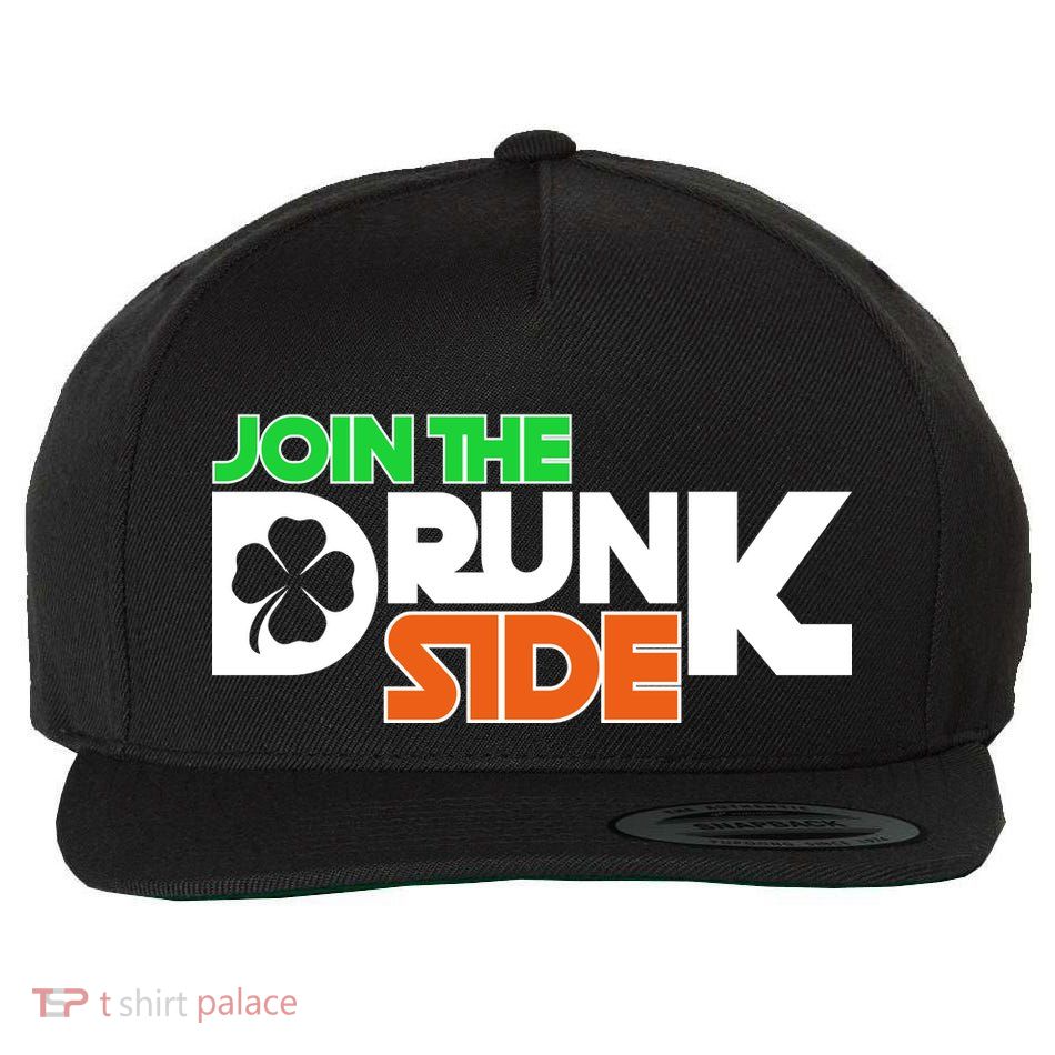 Join The Drunk Side St. Patrick's Day Wool Snapback Cap
