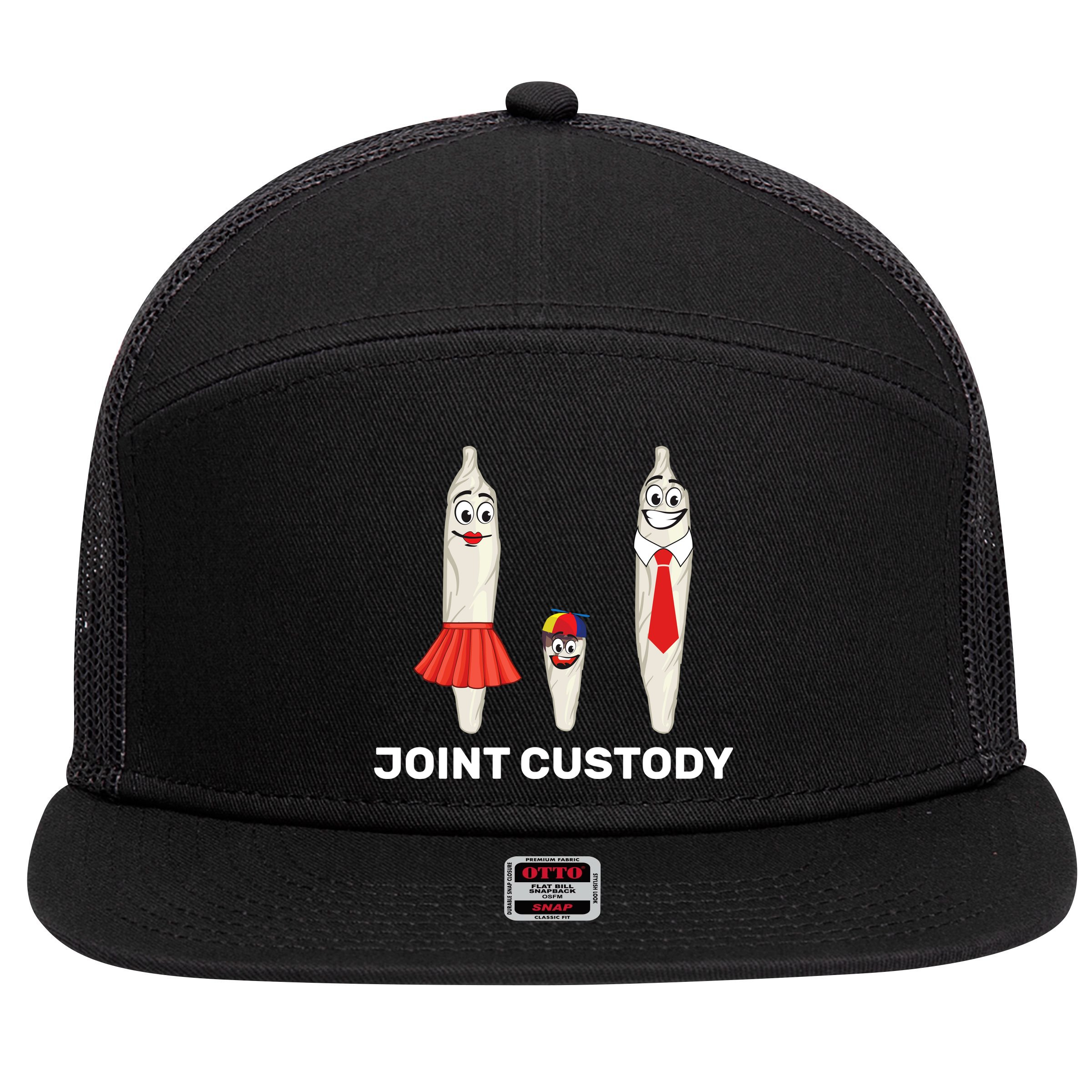 Joint Custody 7 Panel Mesh Trucker Snapback Hat