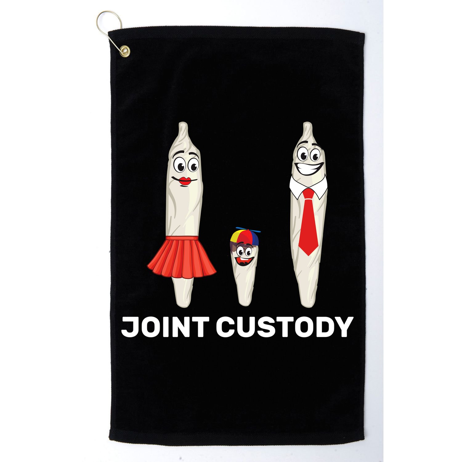 Joint Custody Golf Towel