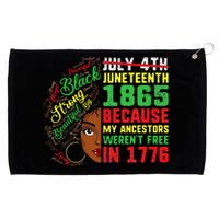 Juneteenth Outfit  June 19th Afro Curly Hair Grommeted Golf Towel