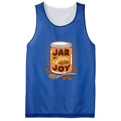 Jar Of Joy Design For Peanut Butter Lovers Gift Mesh Reversible Basketball Jersey Tank