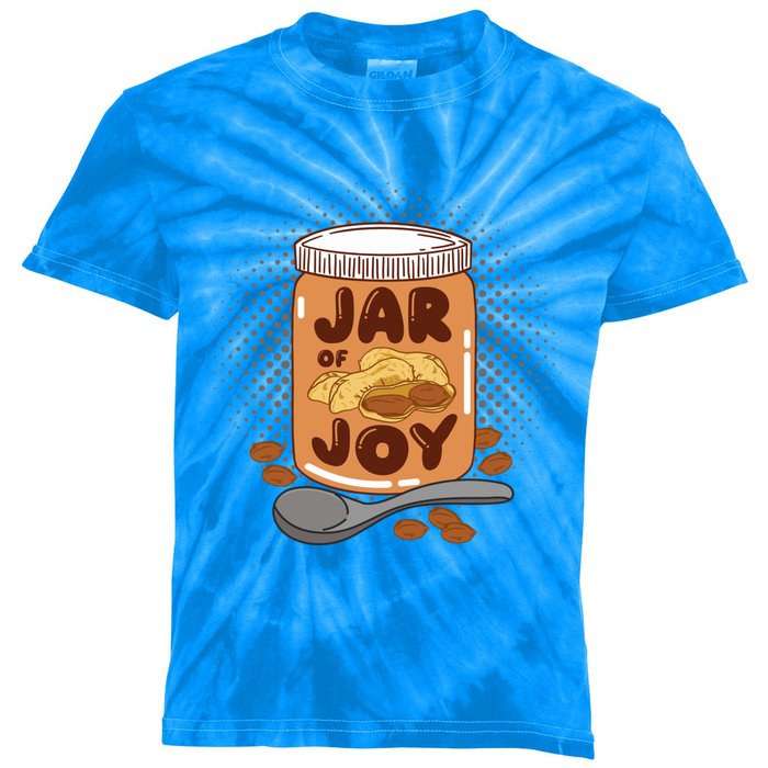 Jar Of Joy Design For Peanut Butter Lovers Gift Kids Tie-Dye T-Shirt