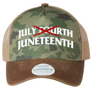 Juneteenth Over July 4th Novelty Juneteenth Gift Legacy Tie Dye Trucker Hat