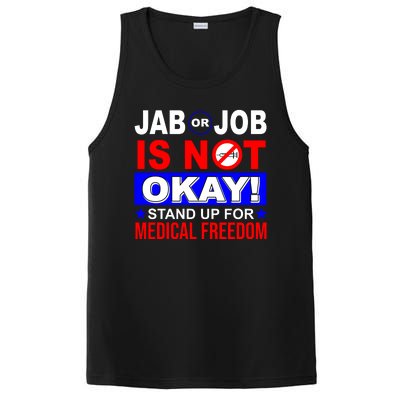 Jab Or Job Is Not Okay Medical Freedom Nurses PosiCharge Competitor Tank