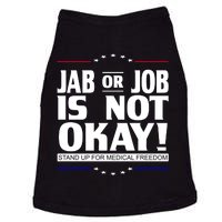 Jab Or Job Is Not Okay Support Medical Workers Doggie Tank