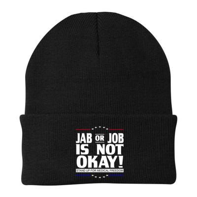 Jab Or Job Is Not Okay Support Medical Workers Beanie