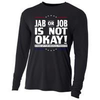 Jab Or Job Is Not Okay Support Medical Workers Cooling Performance Long Sleeve Crew