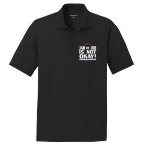 Jab Or Job Is Not Okay Support Medical Workers PosiCharge RacerMesh Polo