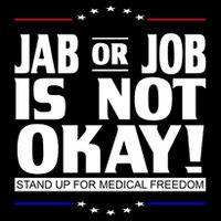 Jab Or Job Is Not Okay Support Medical Workers Women's V-Neck T-Shirt