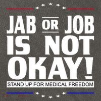 Jab Or Job Is Not Okay Support Medical Workers Cotton Canvas Backpack