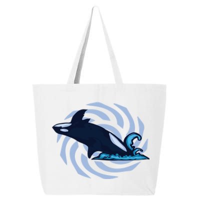 Jumping Orca Killer Whale Gift Save The Whales Gift 25L Jumbo Tote