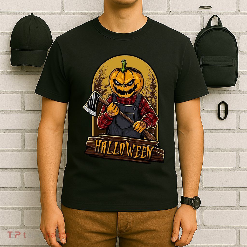 Jack O Lantern Reaper Pumpkin T-Shirt