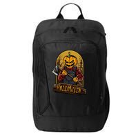 Jack O Lantern Reaper Pumpkin City Backpack