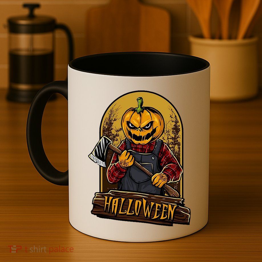Jack O Lantern Reaper Pumpkin Mug