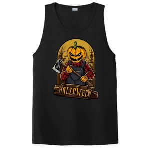 Jack O Lantern Reaper Pumpkin PosiCharge Competitor Tank