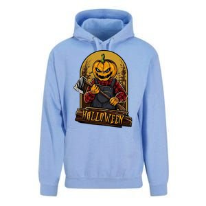 Jack O Lantern Reaper Pumpkin Unisex Surf Hoodie