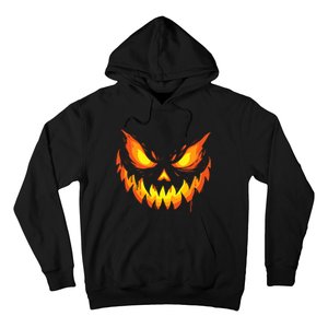 Jack O Lantern Scary Carved Pumpkin Face Halloween Hoodie