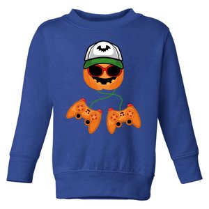 Jack O Lantern Halloween Gaming Gamer Meaningful Gift Toddler Sweatshirt